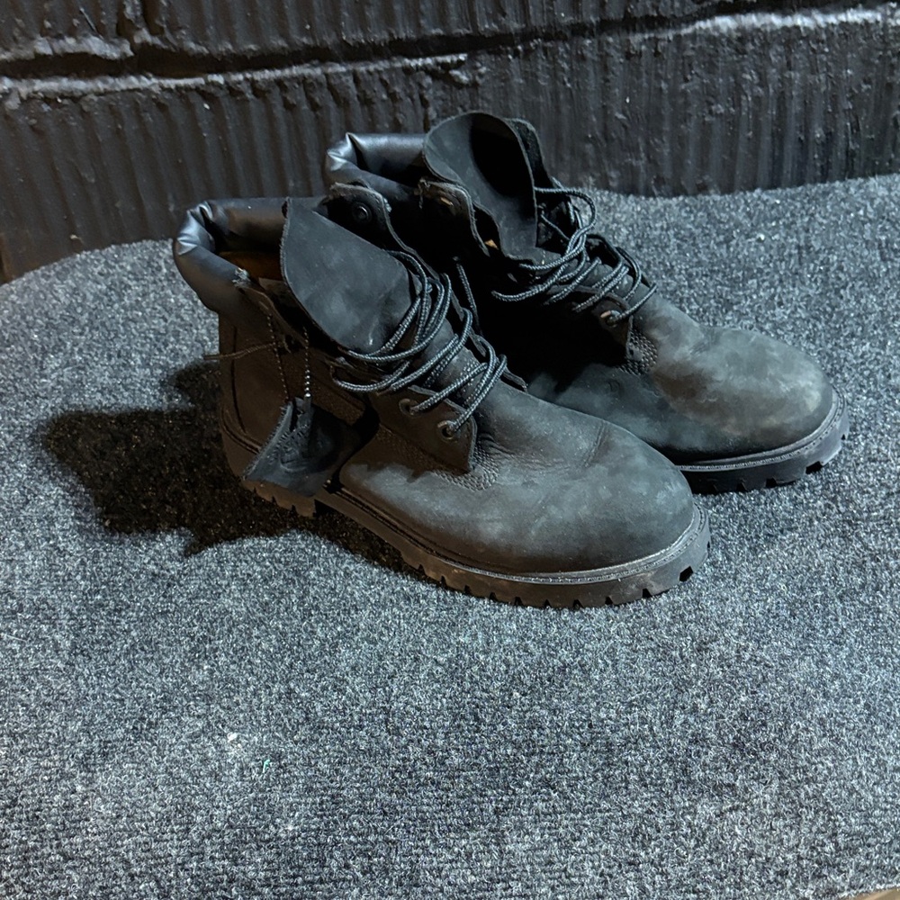 Timberland Men's Black Leather Primaloft Boots